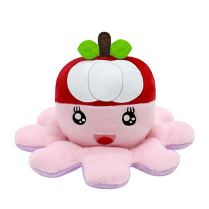 20 cm thiết kế mới đảo ngược trái cây đồ chơi sang trọng <span class=keywords><strong>2</strong></span> đôi bên Bạch tuộc nhồi bông búp bê juguetes de pulpo de doble Cara - Product Image 2