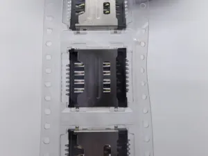 MUP-C746-1 konektor kartu SIM ganda tipe SMT soket SIM untuk pembaca kartu