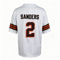 Jahitan Berkualitas Terbaik Dapat Disesuaikan # 2 MESIN SANDING # 24 CHUBB # 4 WATSON # 95 GARRETT Jersey Sepak Bola Amerika