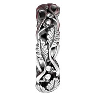 Nouvelle bague tendance pour homme, motif épineux, forme géométrique, en alliage, style vintage créatif et unique, thème forêt artistique