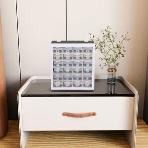 Choice Fun Stackable Food <b>Containers</b> Clear Storage Bins Home Organization Drawer Type Partition Wall Mounted Food Injection - Product Image 6