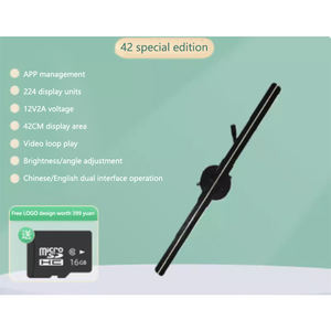 <span class=keywords><strong>Projecteur</strong></span> publicitaire <span class=keywords><strong>holographique</strong></span> 3D, ventilateur <span class=keywords><strong>holographique</strong></span> LED, 42 cm, intérieur, <span class=keywords><strong>Halloween</strong></span>, Noël, exposition, centre commercial, vacances - Product Image 6