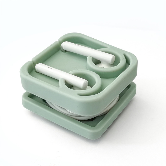 Eco-friendly Portable Silicone Cable Cord Wrap Cable Winder Headphone Line Cord Holder Earphone Cable Winder