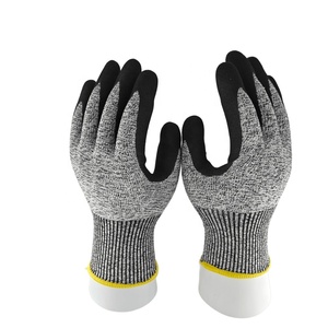 Guantes Resistentes a Pinchazos y Cortes, Tallas S/M/L/XL/2XL, Recubiertos de Nitrilo, Nivel de Protección A6 para Uso Automotriz, Gris Moteado, Resistentes a la Abrasión - Product Image 4