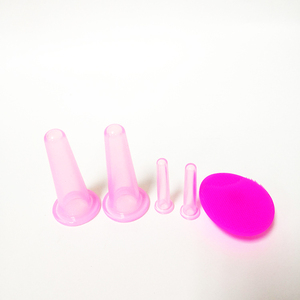 Outil de beauté anti-âge, ensemble de ventouses faciales en silicone alimentaire, kit de massage par ventouses pour les yeux et le visage - Product Image 1