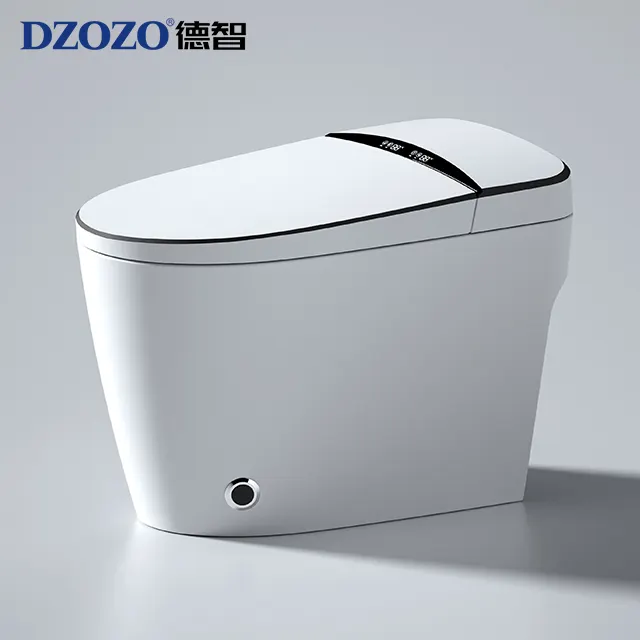 Automatische Flap Stijl Slimme Toilet Mini Vorm Besparing Ruimte Badkamer Senior Intelligente Eendelige Toiletten Met Stoel Verwarming