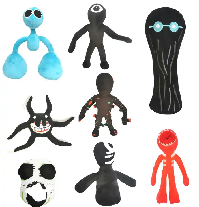 Cartoon Doors Figure Horror Stuffed Animals Figure Doll Plush Toys