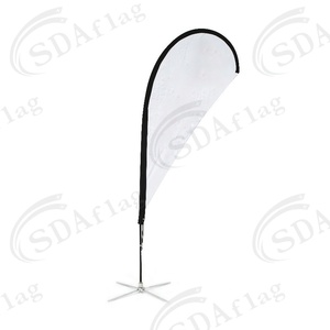 Bán Buôn Biểu Tượng Tùy Chỉnh Biểu Ngữ Ngoài Trời Bay Teardrop Hình Cờ Quảng Cáo Ngoài Trời Hiển Thị Cờ Teardrop Hình Bãi Biển Cờ - Product Image 3