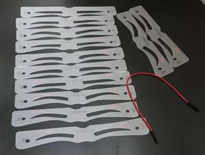 Pas cher prix 12 ensembles dans un sac pochoirs de maquillage de conception mixte pour la peinture en gros timbres à sourcils pour les débutants en maquillage - Product Image 2