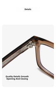 Monturas de Gafas <span class=keywords><strong>Retro</strong></span> TR90 con Protección Anti Luz <span class=keywords><strong>Azul</strong></span> para Todo Tipo de Rostro, Gafas para Computadora, Gafas Ópticas - Product Image 2