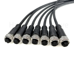 Cable M12 A-Code a Pigtail |   Conector Circular Macho/Hembra IP67 con Cable Blindado <span class=keywords><strong>PUR</strong></span>/PVC de 2/3/4/5/6/8/12/17 Pines para Sensor - Product Image 4