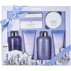 Coffret cadeau de soins personnels de beauté à marque privée, panier de douche et de bain, ensemble <span class=keywords><strong>spa</strong></span> pour femmes, Lanvander - Product Image 3