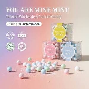 Caramelle per il corpo profumate di rosa con Texture dura alla menta fresca e decorazioni rivestite per appuntamenti e baci - Product Image 1
