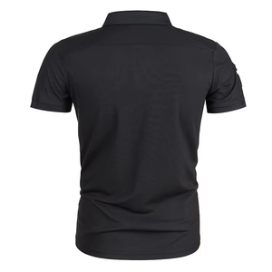 Alta calidad 100% algodón impresión personalizada bordado OEM logo liso en blanco hombres Polo camiseta Polo - Product Image 5