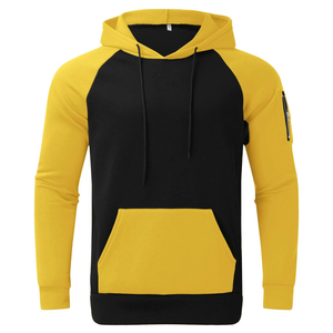 Ensembles de vêtements d'extérieur personnalisés pour hommes Survêtement tricoté de bonne qualité Sweatshirts à capuche confortables Ensemble deux pièces - Product Image 3