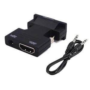 Bộ Chuyển Đổi HD Nữ Sang VGA Nam Với Đầu Nối Âm Thanh Nổi 3.5Mm Cho Máy Tính Xách Tay PS3