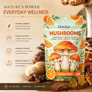 Gomitas de Hongos Reishi, Chaga, Cola de Pavo y Maitake, Veganas, Orgánicas, Certificadas por GMP, Fórmula Natural Compleja de Alta Calidad, Fabricadas en EE. UU. - Product Image 3