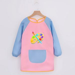 Delantal de Dibujo de Manga Larga para Niños, Impermeable, con Cierre de Velcro, para Jardín de Infancia, Arte y Pintura - Product Image 1