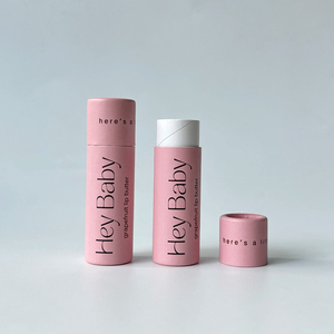 Tube en papier de luxe pour baume à lèvres, prix usine, avec impression, emballage pour flacon de parfum, boîte cosmétique à poussoir - Product Image 5