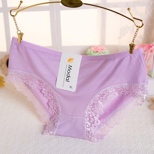 017 Intimo in Pizzo Slip in Modal con Fibra di Carbone di Bambù Intimo Estivo Nuovo per Ragazze <span class=keywords><strong>e</strong></span> Donne - Product Image 3