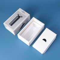 Boîte à tiroirs BRAVO faite à la main haut de gamme personnalisable 110,2g 10,5x7x18,4cm avec doublure en éponge et pelliculage brillant certifiée ISO9001 pour le thé