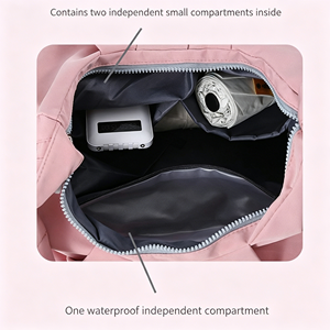 Bolsa de Viaje Resistente a Precio de Fábrica, con Logotipo Personalizado, Bolsa de Gimnasio Premium de Alta Calidad, Bolsa de Yoga Resistente a Precio Económico para Mujer - Product Image 4