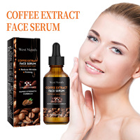 OEM West & Month Extrait de Café Hydratant Éclaircissant Anti Rides Soins de la Peau Sérum Visage au Café 30ml