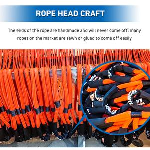 Chine Fabricant 1 pouce 20 pieds <span class=keywords><strong>4x4</strong></span> hors route voiture <span class=keywords><strong>sangle</strong></span> à arracher Nylon cinétique Double tressé récupération corde de remorquage - Product Image 2