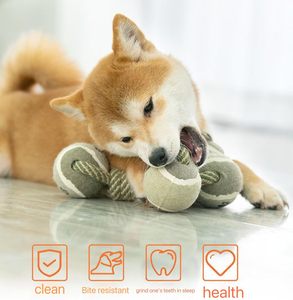 Nouveauté, vente en gros, jouet à mâcher interactif pour chien en coton écologique, corde durable - Product Image 2