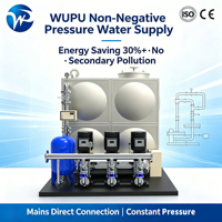 Système de pompe à eau multi-étages en acier inoxydable à pression non négative 5 bars, garantie 1 an