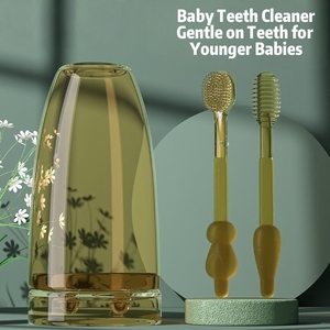 Brosse à dents de nettoyage buccal en silicone pour bébés de 0 à 18 mois - Product Image 2