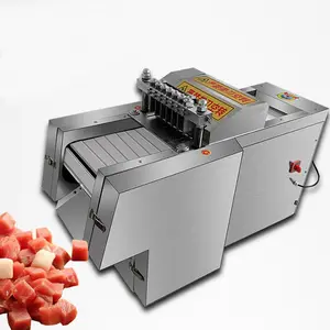 China vertikaler elektrischer Fleischschneider Hühnerwürfelschneidemaschine Fleischschneidemaschine Knochensäge gewerbe