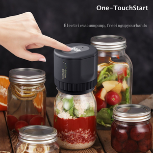 Machine de mise sous vide électrique domestique compacte et portable <span class=keywords><strong>pour</strong></span> bocaux Mason, automatique, en plastique, alimentée par USB – Meilleure vente - Product Image 5