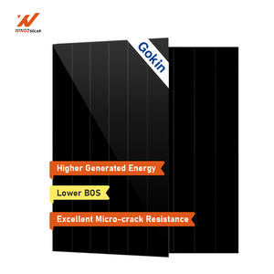 Módulos Fotovoltaicos Gokin GK-3-54HG Tipo N de 475W 480W 490W con Marco Negro de Vidrio Simple, Listos para Enviar - Product Image 1