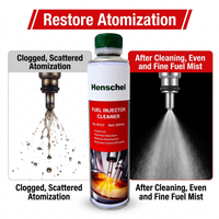 Nettoyant injecteur de carburant, additif pour système de carburant automobile, élimine les dépôts de carbone, économise l'essence, restaure l'atomisation