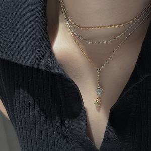 Collar con Colgante de Calabaza Ruyi de Jade Verde y Plata Pura S925 Wenchi, Nuevo Estilo Chino, Cadena para Clavícula Blanca, Regalo de Moda para Hombre - Product Image 2