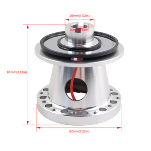 Adaptador de volante para Honda Civic EK EG 100mm PCD 4 orificios aluminio plateado Swp008 - Product Image 4