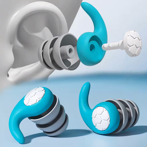 1Pair Sleeping Ear <b>Plugs</b> Noise Reduction Tapones Oido Ruido Soft Oordopjes Earplug Waterproof Tapones Para Dormir Earplugs - Product Image 6
