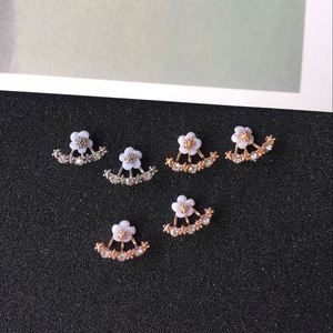 Pendientes de Cristal Coreanos de Moda Sencilla y Económicos al por Mayor 2019, Pendientes de Flor para Mujer - Product Image 2