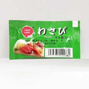 Rouleau de <span class=keywords><strong>film</strong></span> d'emballage en plastique imprimé personnalisé pour sauce sashimi Rouleau de <span class=keywords><strong>film</strong></span> de feuille d'aluminium laminé pour emballage de sachets <span class=keywords><strong>wasabi</strong></span> - Product Image 3