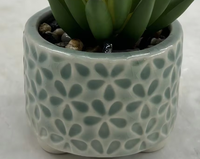 Plante succulente artificielle en plastique, plante en pot, décoration de bureau, plante bionique écologique, petit bonsaï, Pâques, mariage