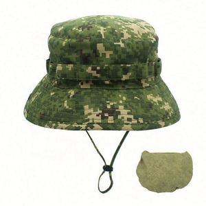 Sombrero de Pesca Tipo Boonie de Camuflaje para Exteriores, Personalizado al por Mayor, OEM, Unisex, de Pelo Sintético y Poliéster - Product Image 5