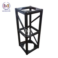 Structure en aluminium pour scène, structure circulaire ronde noire pour DJ, concert/événement