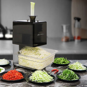 Máquina Cortadora y Trituradora de Vegetales Eléctrica Industrial Comercial <span class=keywords><strong>para</strong></span> Picar Fino <span class=keywords><strong>Ajos</strong></span>, Chiles, Apio y Cebollines - Product Image 1
