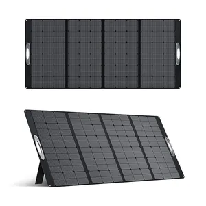 Paneles solares plegables Etfe 400 de 48v y 23% vatios, módulo Pv de tasa de conversión, estación de energía Solar portátil y plegable de 1000w