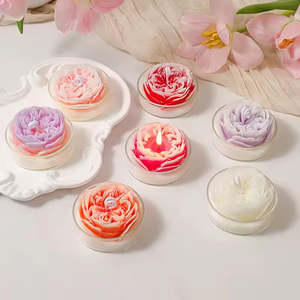 ของขวัญวันแม่ แฮนด์เมด เทียนหอมอโรมาเธอราพีไร้ควัน รูปทรงสร้างสรรค์ DIY - Product Image 2