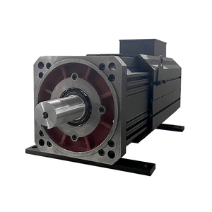 มอเตอร์ซิงโครนัสแม่เหล็กถาวร OLU AC380V 63.6KW แรงบิด 405 นิวตันเมตร 1500 รอบต่อนาที พร้อมโรตารี่เอนโค้ดเดอร์ มอเตอร์เซอร์โว 3 เฟส สำหรับโรงรีดเหล็ก - Product Image 1