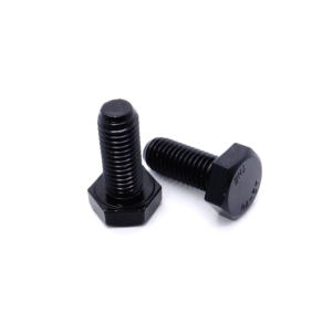 Tornillos de Cabeza Hexagonal de Acero Inoxidable con Recubrimiento de Óxido Negro <span class=keywords><strong>M10</strong></span>*25, Rosca Completa, para Construcción, Venta al por Mayor - Product Image 2