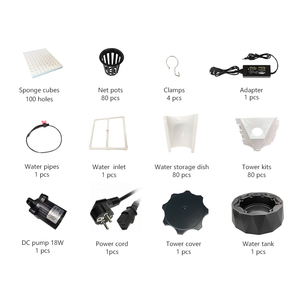 Système de culture <span class=keywords><strong>hydroponique</strong></span> pour <span class=keywords><strong>laitue</strong></span> Tour <span class=keywords><strong>hydroponique</strong></span> intérieure avec lumière LED - Product Image 6