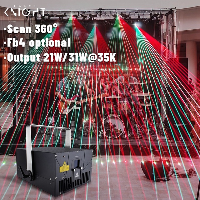 Knight 20w High Power Rgb Full Color Sky Laser Light Projector
